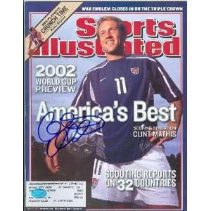  Clint Mathis Autographed Sports Illustrated Magazine 