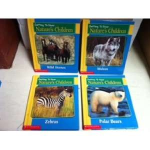  Set of 4 books Getting To Known Natures Children Zebras 