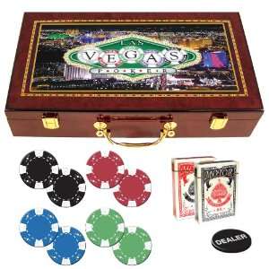  Dart World Las Vegas Chip Poker Set (300) Sports 