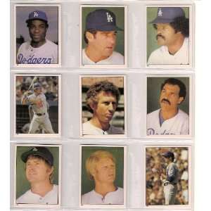  Los Angeles Dodgers 1981 Topps Baseball Stickers Team Set (Steve 