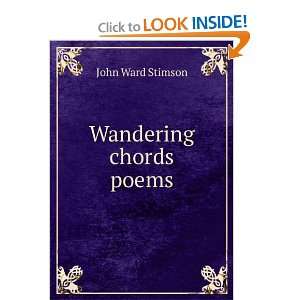  Wandering chords poems John Ward Stimson Books