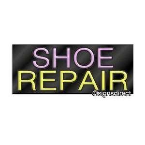  SHOE REPAIR Neon Sign  122, Background MaterialClear 