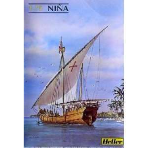    HELLER   1/75 Nina Sailing Ship (Plastic Models) Toys & Games