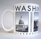 Starbucks Washington D C Coffee City Mug Cup Used 2005