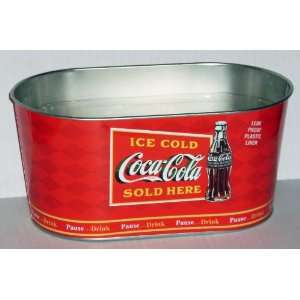  Coca Cola Ice Cold Metal Tub Planter: Everything Else