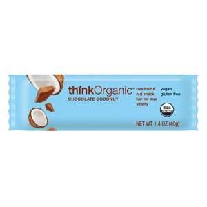 thinkOrganic Bar, Chocolate Coconut, 1.4 Ounce Bars (Pack of 15)