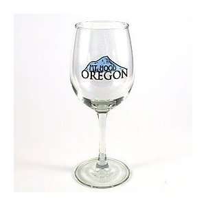  Mt Hood Oregon Wine Glass