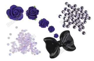 Classic Popular Mobile Shell Deco Den Kit DIY Purple Lolita Styled For 