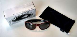 Oakley Sideways Sunglasses Brick Red/Gray NEW IN BOX  