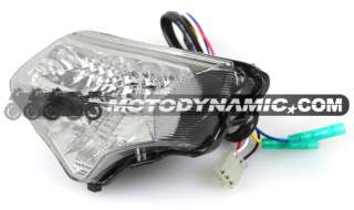 YAMAHA FZ 6 SEQUENTIAL INTEGRATED SIGNAL LED Tail Light FZ6 03 09 04 