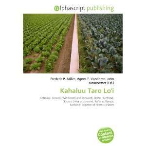  Kahaluu Taro Loi (9786132898449) Books