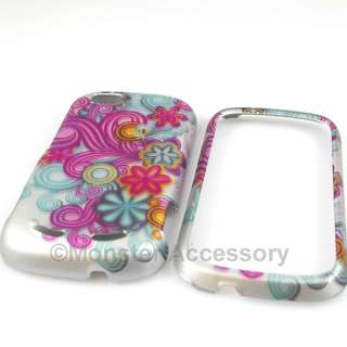 The Motorola Cliq 2 Colorful Flowers Hard Case accessory provides the 