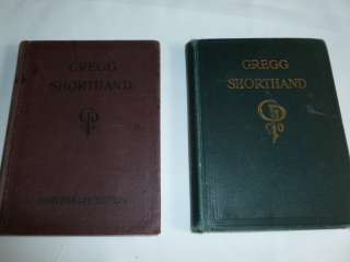 Gregg Shorthand Books 1916 and 1929 Anniversary Edition  