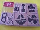 CLOSE TO MY HEART rubber stamps AT THE BEACH BOAT POP