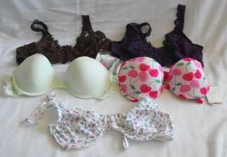 Ladies Under Wire Bras Size 34B ~ 2 NEW ~ 3 Pre Owned  