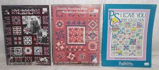 Lot of 9 Soft Cover QUILTING BOOKS, A Quilters Dream  