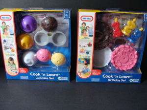 LITTLE TIKES Cook n Learn Play Food 2 Sets Cake NEW  