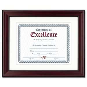  Rosewood Document Frame, Wall Mount, Wood, 11 x 14 Office 