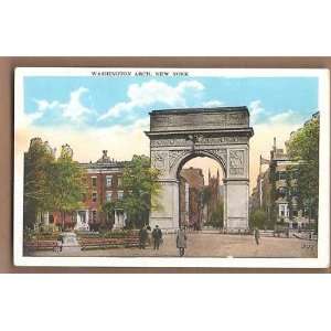  Vintage Postcard Washington Arch New York City Everything 