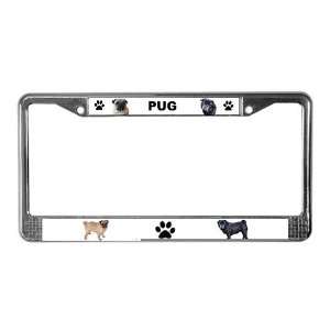  Pug Pets License Plate Frame by CafePress: Everything Else