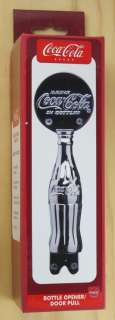 Coca Cola Coke Chrome Door Pull With Bottle Opener by TableCraft 