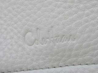 Gorgeous COLE HAAN off white pebble leather shoulder bag, coverted to 