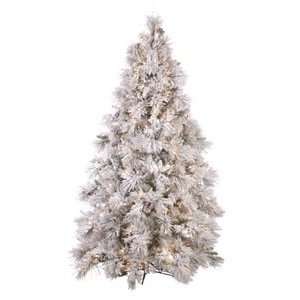   Pre Lit Christmas Tree Frosted Long Needle 7.5 Home & Kitchen