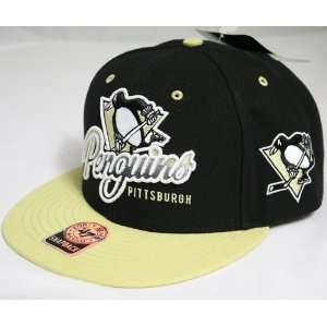 Pittsburgh Penguins NHL 47 Brand Vintage Black Tricky Lou MVP Snap 