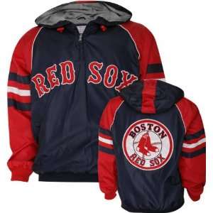  Boston Red Sox Hooded Pullover Jacket: Sports & Outdoors