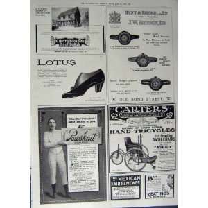   1912 ADVERTISEMENT DUNLOP TYRES POROSKNIT TRICYCLES