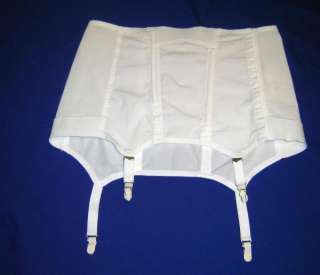 Vintage White Open Bottom Girdle ~Adjustable Garters ~ Garter Belt 