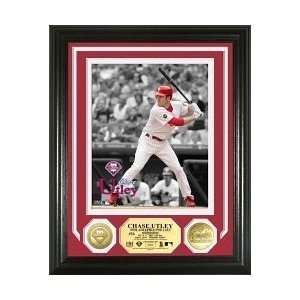  Chase Utley 24KT Gold Coin Photo Mint