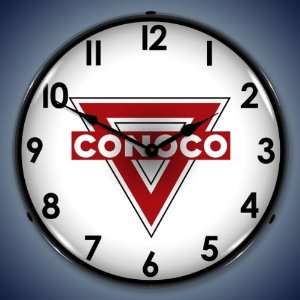  Conoco Gas Lighted Clock 