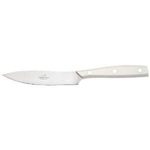 Consigli Chianino 4 Piece White Metacrylate Handle Steak Knife, 4 1/3 