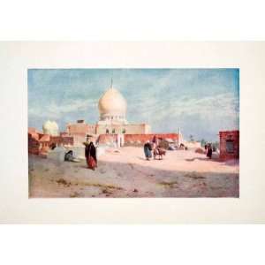  1906 Color Print Sheiks Tomb Damietta Egypt Damiata Mamluk 