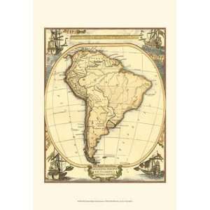  Small Nautical Map Of South America Beautiful MUSEUM WRAP 
