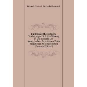   VerÃ¤nderlichen (German Edition) Heinrich Friedrich Karl Ludwi