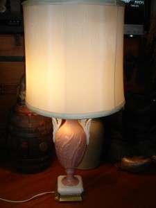 1930s Vintage DAVART Co. New York Porcelain Lenox Art Deco Table Lamp 
