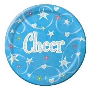  Girl Time Cheer 9 Prismatic Dinner Plates (8 count 