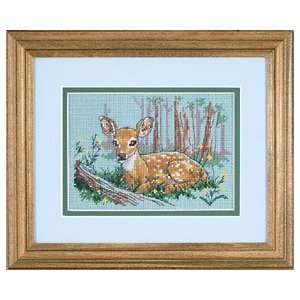  Sweet Fawn Counted Cross Stitch Kit: Arts, Crafts & Sewing