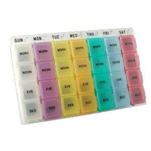   , Color Coded Weekly Medication Organizer Case Pack 36   22821696