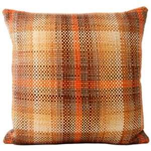 Lance Wovens The Mod Marmalade Leather Pillow:  Home 