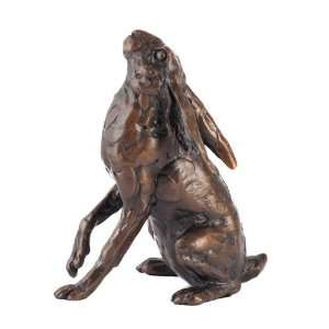   Hot Cast Bronze Sculpture Moon Gazing Hare:  Home & Kitchen
