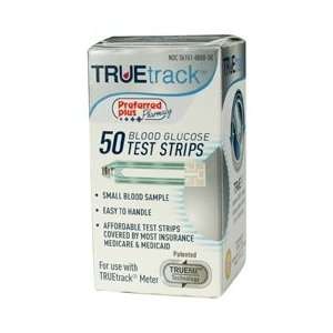 True track blood glucose test strip by preferred plus pharmacy   50 ea