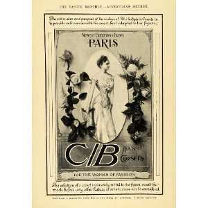  1907 Ad A La Spirite Corsets Victorian Paris Fashion 
