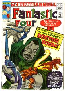 Fantastic Four Annual 2 VG/F FREE S&H  