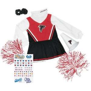  Atlanta Falcons Girls Toddler Cheerleader Gift Set: Sports 