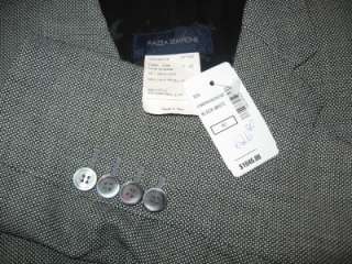 PIAZZA SEMPIONE Black/White Pant Suit Sz 42 NEW w/tags!  