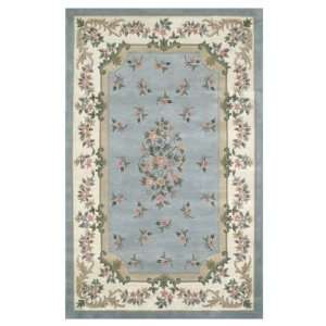   Company Floral Aubusson 4 x 6 light blue Area Rug: Home & Kitchen
