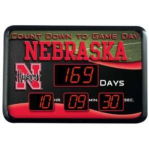  Nebraska Cornhuskers NCAA Countdown Clock (16.25 x 11 